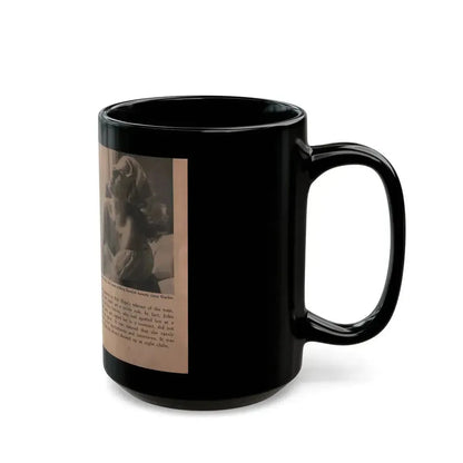 Anita Ekberg #341 - That Girl Anita Pocket Mag. '55 (Vintage Female Icon) Black Coffee Mug - Go Mug Yourself