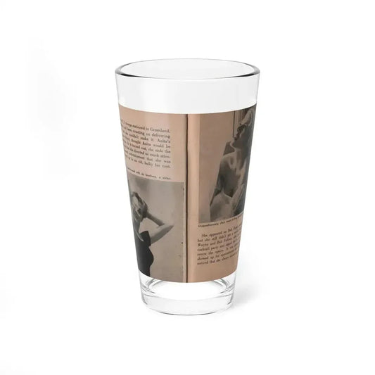 Anita Ekberg #341 - That Girl Anita Pocket Mag. '55 (Vintage Female Icon) Pint Glass 16oz 16oz - Go Mug Yourself