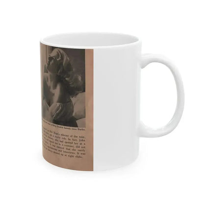 Anita Ekberg #341 - That Girl Anita Pocket Mag. '55 (Vintage Female Icon) White Coffee Mug - Go Mug Yourself