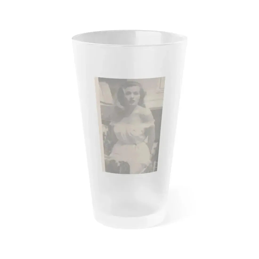 Anita Ekberg #342 - That Girl Anita Pocket Mag. '55 (Vintage Female Icon) Frosted Pint Glass 16oz 16oz Frosted - Go Mug Yourself