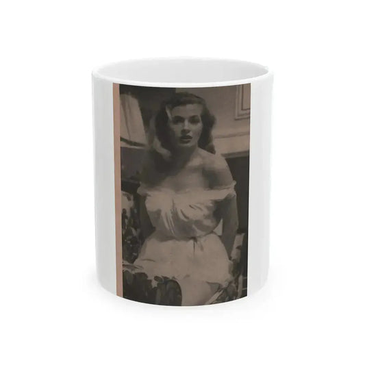 Anita Ekberg #342 - That Girl Anita Pocket Mag. '55 (Vintage Female Icon) White Coffee Mug 11oz - Go Mug Yourself