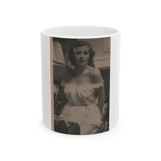 Anita Ekberg #342 - That Girl Anita Pocket Mag. '55 (Vintage Female Icon) White Coffee Mug 11oz - Go Mug Yourself
