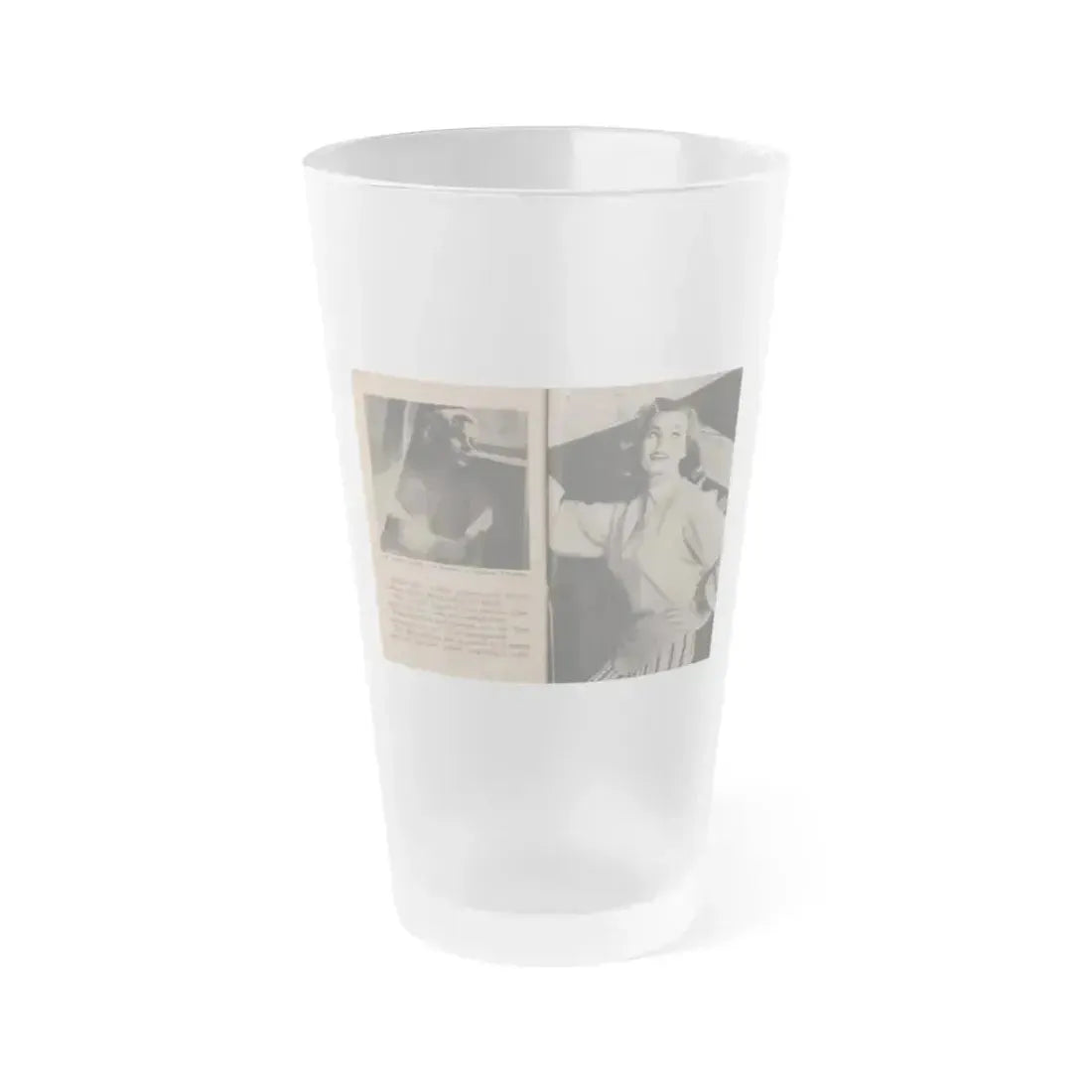 Anita Ekberg #343 - That Girl Anita Pocket Mag. '55 (Vintage Female Icon) Frosted Pint Glass 16oz 16oz Frosted - Go Mug Yourself