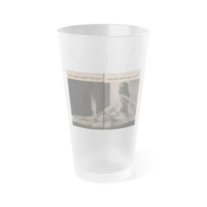 Anita Ekberg #344 - That Girl Anita Pocket Mag. '55 (Vintage Female Icon) Frosted Pint Glass 16oz 16oz Frosted - Go Mug Yourself