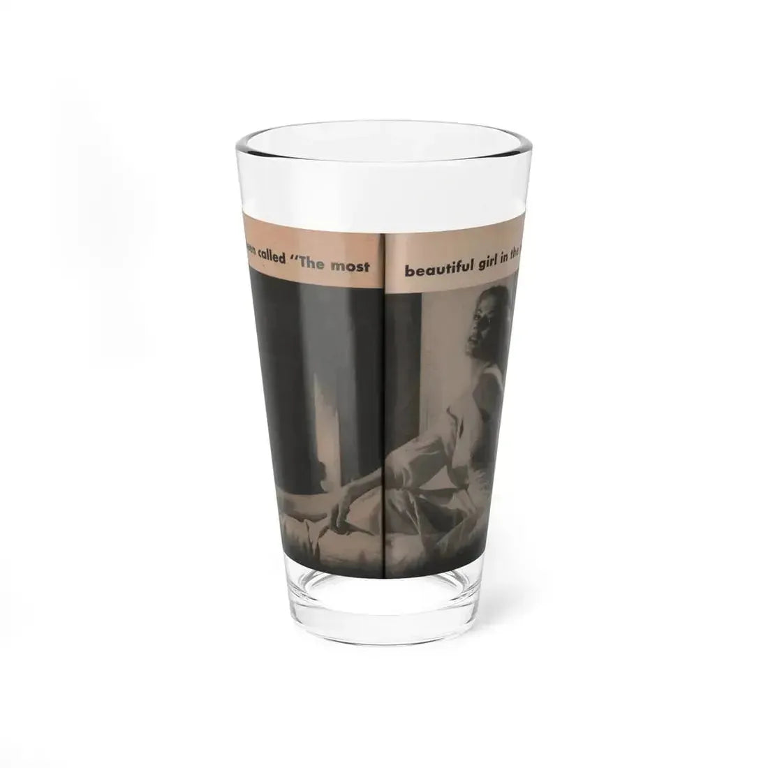 Anita Ekberg #344 - That Girl Anita Pocket Mag. '55 (Vintage Female Icon) Pint Glass 16oz 16oz - Go Mug Yourself
