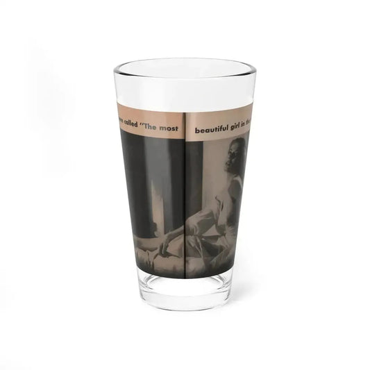 Anita Ekberg #344 - That Girl Anita Pocket Mag. '55 (Vintage Female Icon) Pint Glass 16oz 16oz - Go Mug Yourself