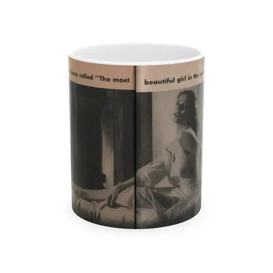 Anita Ekberg #344 - That Girl Anita Pocket Mag. '55 (Vintage Female Icon) White Coffee Mug 11oz - Go Mug Yourself