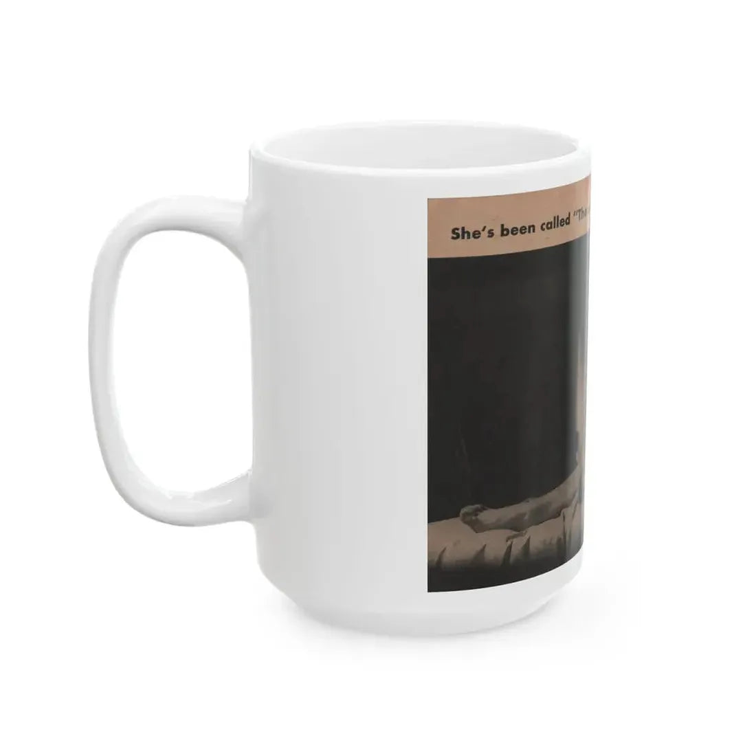 Anita Ekberg #344 - That Girl Anita Pocket Mag. '55 (Vintage Female Icon) White Coffee Mug - Go Mug Yourself