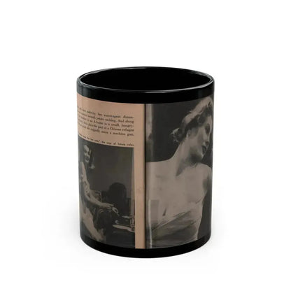 Anita Ekberg #345 - That Girl Anita Pocket Mag. '55 (Vintage Female Icon) Black Coffee Mug 11oz - Go Mug Yourself