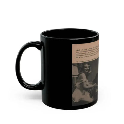 Anita Ekberg #345 - That Girl Anita Pocket Mag. '55 (Vintage Female Icon) Black Coffee Mug - Go Mug Yourself