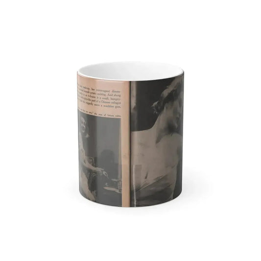 Anita Ekberg #345 - That Girl Anita Pocket Mag. '55 (Vintage Female Icon) Color Changing Mug 11oz 11oz - Go Mug Yourself