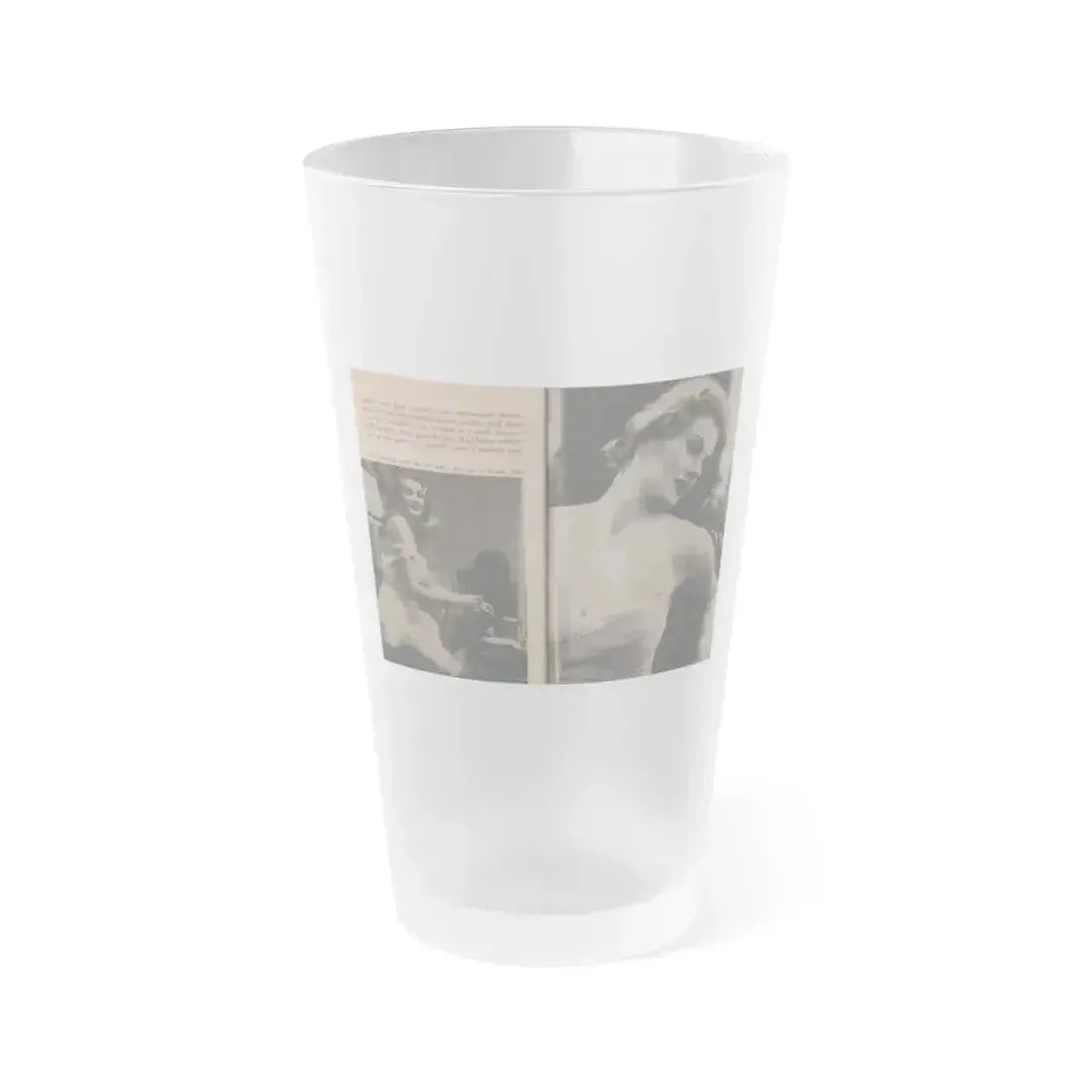 Anita Ekberg #345 - That Girl Anita Pocket Mag. '55 (Vintage Female Icon) Frosted Pint Glass 16oz 16oz Frosted - Go Mug Yourself