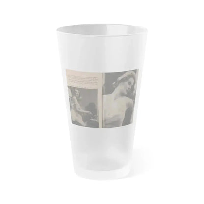 Anita Ekberg #345 - That Girl Anita Pocket Mag. '55 (Vintage Female Icon) Frosted Pint Glass 16oz 16oz Frosted - Go Mug Yourself