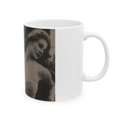 Anita Ekberg #345 - That Girl Anita Pocket Mag. '55 (Vintage Female Icon) White Coffee Mug - Go Mug Yourself