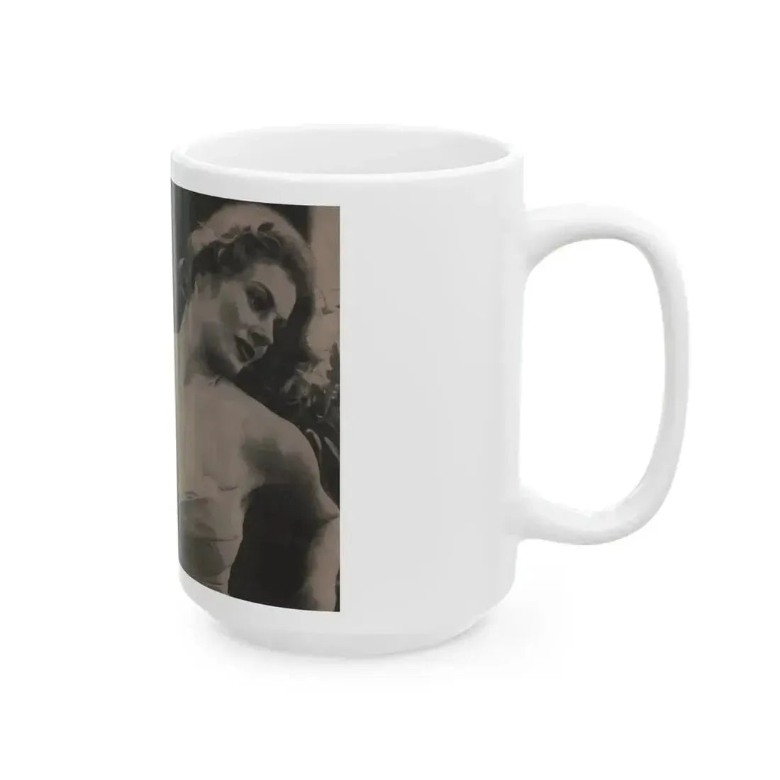 Anita Ekberg #345 - That Girl Anita Pocket Mag. '55 (Vintage Female Icon) White Coffee Mug - Go Mug Yourself