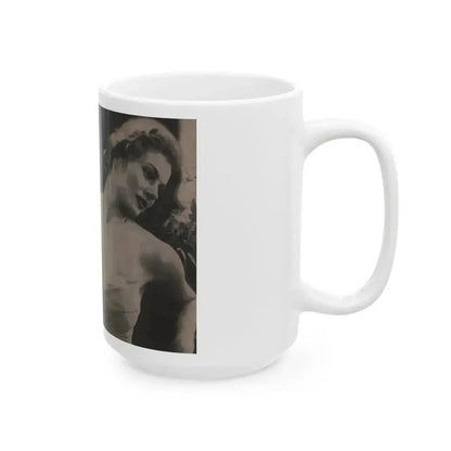 Anita Ekberg #345 - That Girl Anita Pocket Mag. '55 (Vintage Female Icon) White Coffee Mug - Go Mug Yourself