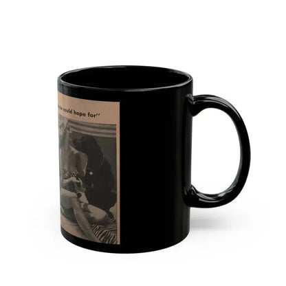 Anita Ekberg #346 - That Girl Anita Pocket Mag. '55 (Vintage Female Icon) Black Coffee Mug - Go Mug Yourself