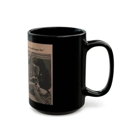 Anita Ekberg #346 - That Girl Anita Pocket Mag. '55 (Vintage Female Icon) Black Coffee Mug - Go Mug Yourself