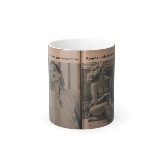 Anita Ekberg #346 - That Girl Anita Pocket Mag. '55 (Vintage Female Icon) Color Changing Coffee Mug 11oz - Go Mug Yourself