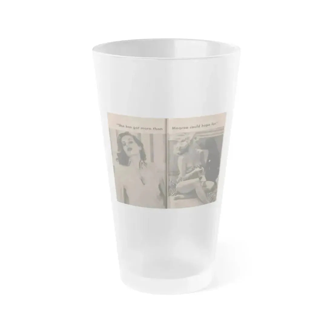 Anita Ekberg #346 - That Girl Anita Pocket Mag. '55 (Vintage Female Icon) Frosted Pint Glass 16oz 16oz Frosted - Go Mug Yourself