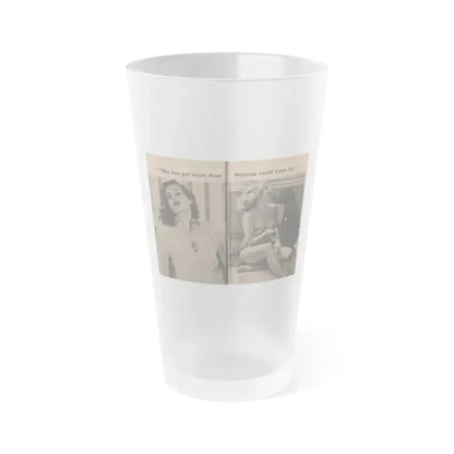Anita Ekberg #346 - That Girl Anita Pocket Mag. '55 (Vintage Female Icon) Frosted Pint Glass 16oz 16oz Frosted - Go Mug Yourself