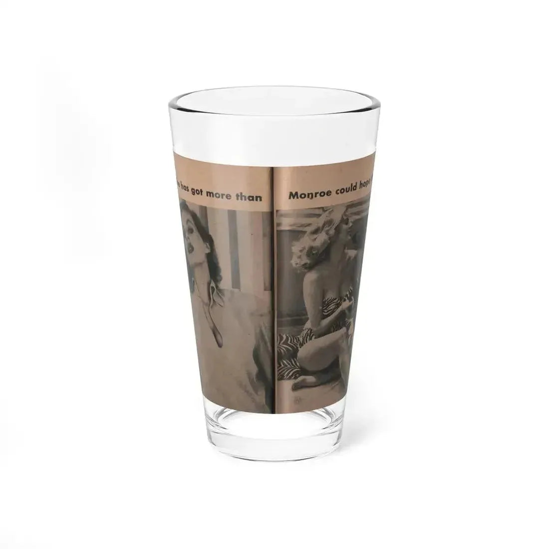 Anita Ekberg #346 - That Girl Anita Pocket Mag. '55 (Vintage Female Icon) Pint Glass 16oz 16oz - Go Mug Yourself