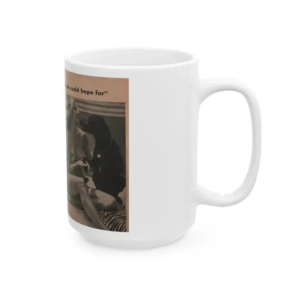 Anita Ekberg #346 - That Girl Anita Pocket Mag. '55 (Vintage Female Icon) White Coffee Mug - Go Mug Yourself