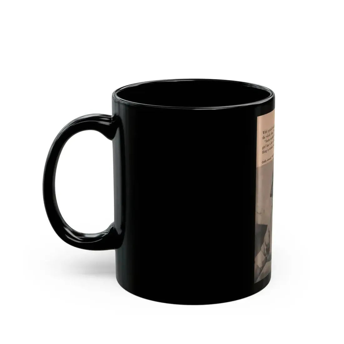 Anita Ekberg #347 - That Girl Anita Pocket Mag. '55 (Vintage Female Icon) Black Coffee Mug - Go Mug Yourself