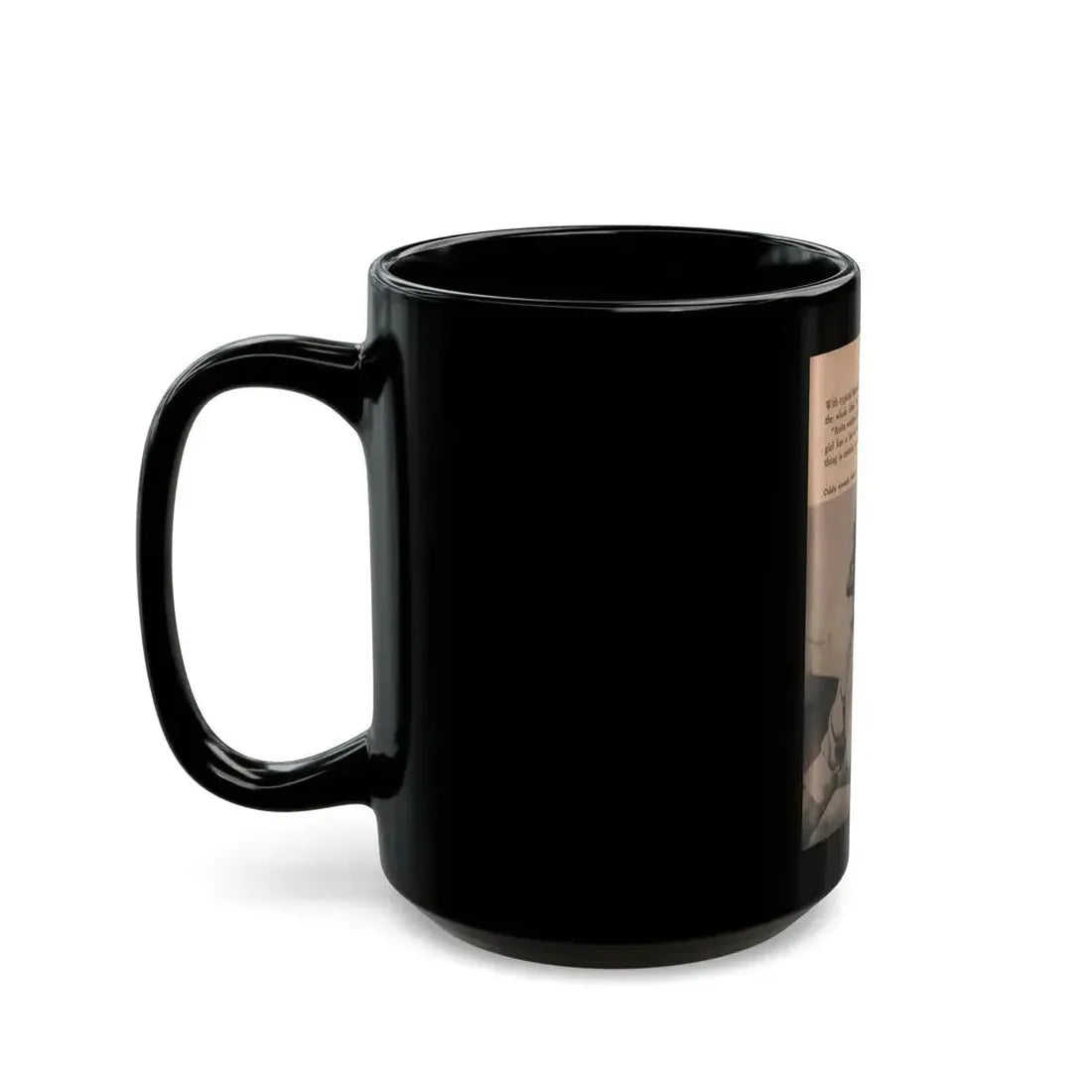 Anita Ekberg #347 - That Girl Anita Pocket Mag. '55 (Vintage Female Icon) Black Coffee Mug - Go Mug Yourself