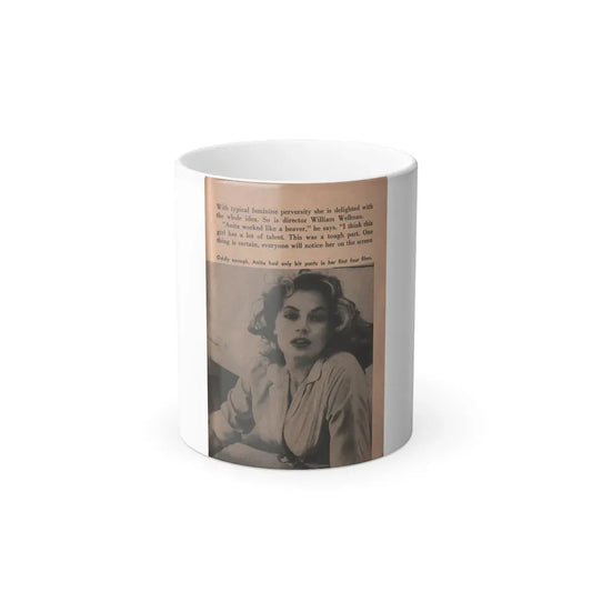 Anita Ekberg #347 - That Girl Anita Pocket Mag. '55 (Vintage Female Icon) Color Changing Coffee Mug 11oz - Go Mug Yourself