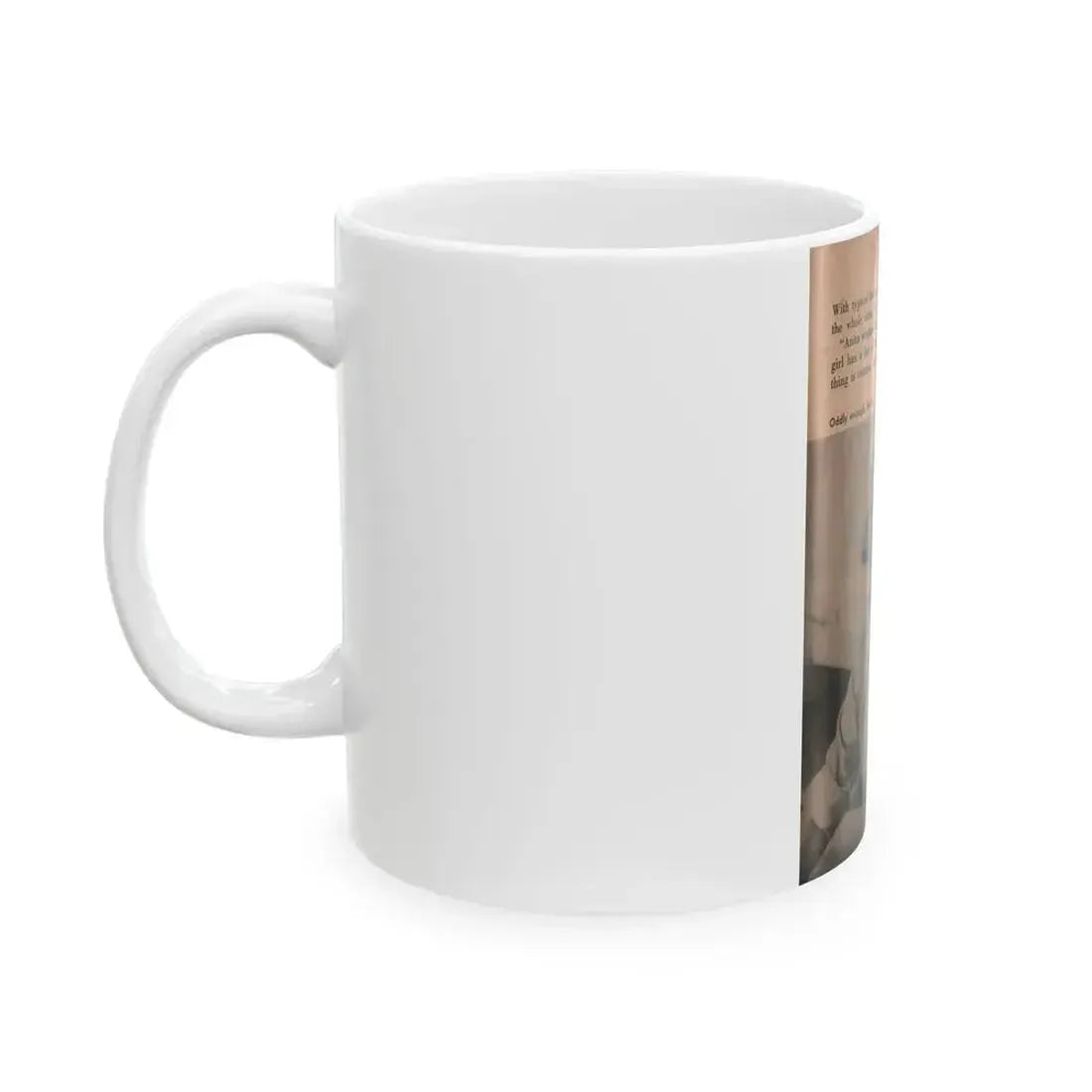 Anita Ekberg #347 - That Girl Anita Pocket Mag. '55 (Vintage Female Icon) White Coffee Mug - Go Mug Yourself