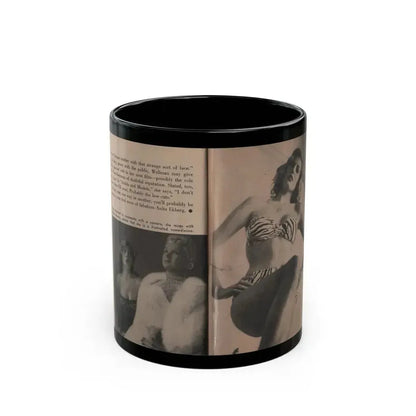 Anita Ekberg #348 - That Girl Anita Pocket Mag. '55 (Vintage Female Icon) Black Coffee Mug 11oz - Go Mug Yourself
