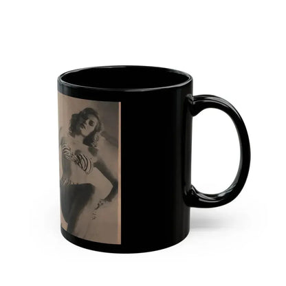 Anita Ekberg #348 - That Girl Anita Pocket Mag. '55 (Vintage Female Icon) Black Coffee Mug - Go Mug Yourself