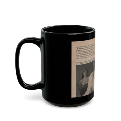 Anita Ekberg #348 - That Girl Anita Pocket Mag. '55 (Vintage Female Icon) Black Coffee Mug - Go Mug Yourself