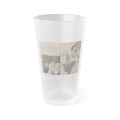 Anita Ekberg #348 - That Girl Anita Pocket Mag. '55 (Vintage Female Icon) Frosted Pint Glass 16oz 16oz Frosted - Go Mug Yourself