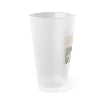 Anita Ekberg #348 - That Girl Anita Pocket Mag. '55 (Vintage Female Icon) Frosted Pint Glass 16oz - Go Mug Yourself