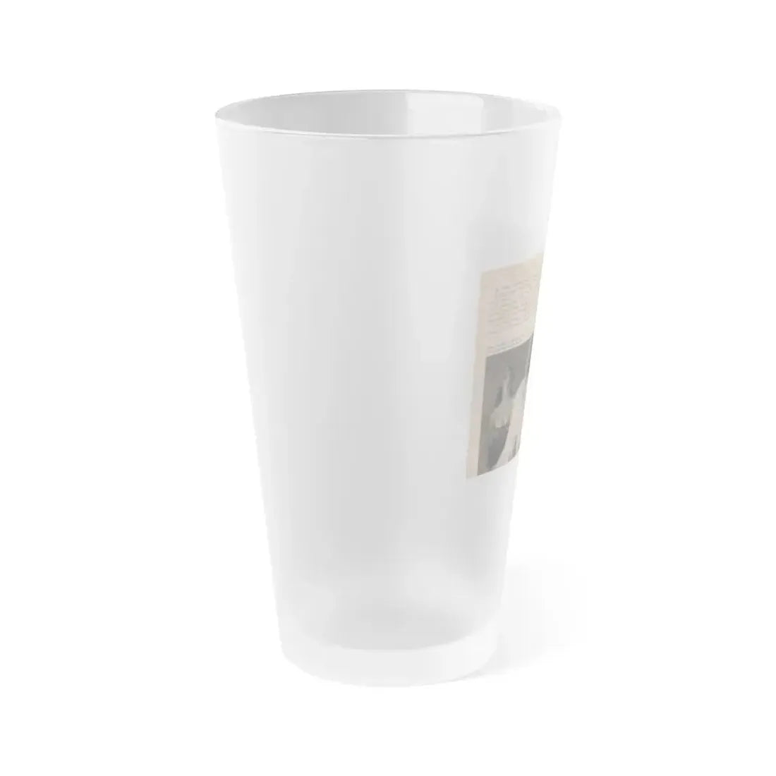Anita Ekberg #348 - That Girl Anita Pocket Mag. '55 (Vintage Female Icon) Frosted Pint Glass 16oz - Go Mug Yourself