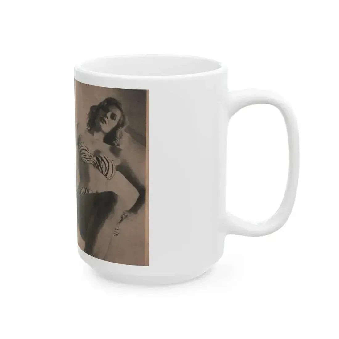 Anita Ekberg #348 - That Girl Anita Pocket Mag. '55 (Vintage Female Icon) White Coffee Mug - Go Mug Yourself