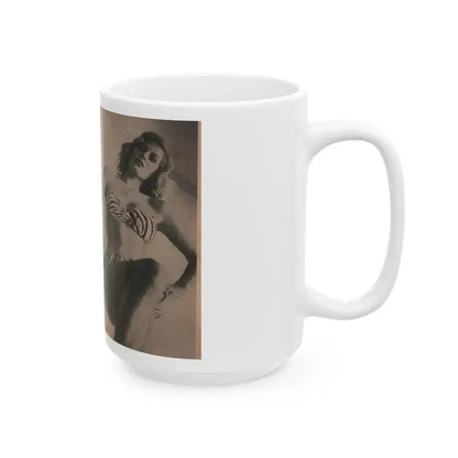 Anita Ekberg #348 - That Girl Anita Pocket Mag. '55 (Vintage Female Icon) White Coffee Mug - Go Mug Yourself