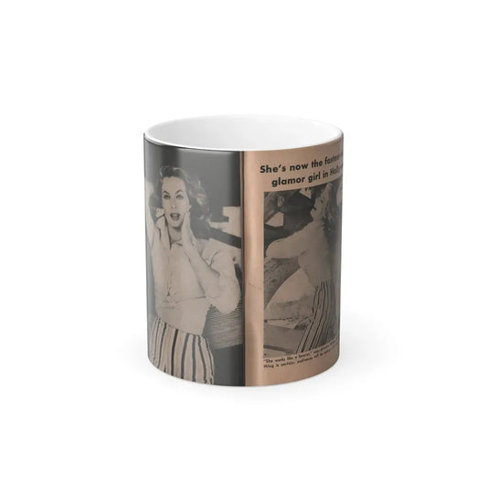 Anita Ekberg #349 - That Girl Anita Pocket Mag. '55 (Vintage Female Icon) Color Changing Coffee Mug 11oz - Go Mug Yourself