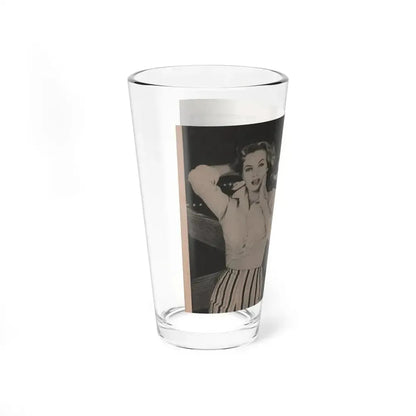 Anita Ekberg #349 - That Girl Anita Pocket Mag. '55 (Vintage Female Icon) Pint Glass 16oz - Go Mug Yourself