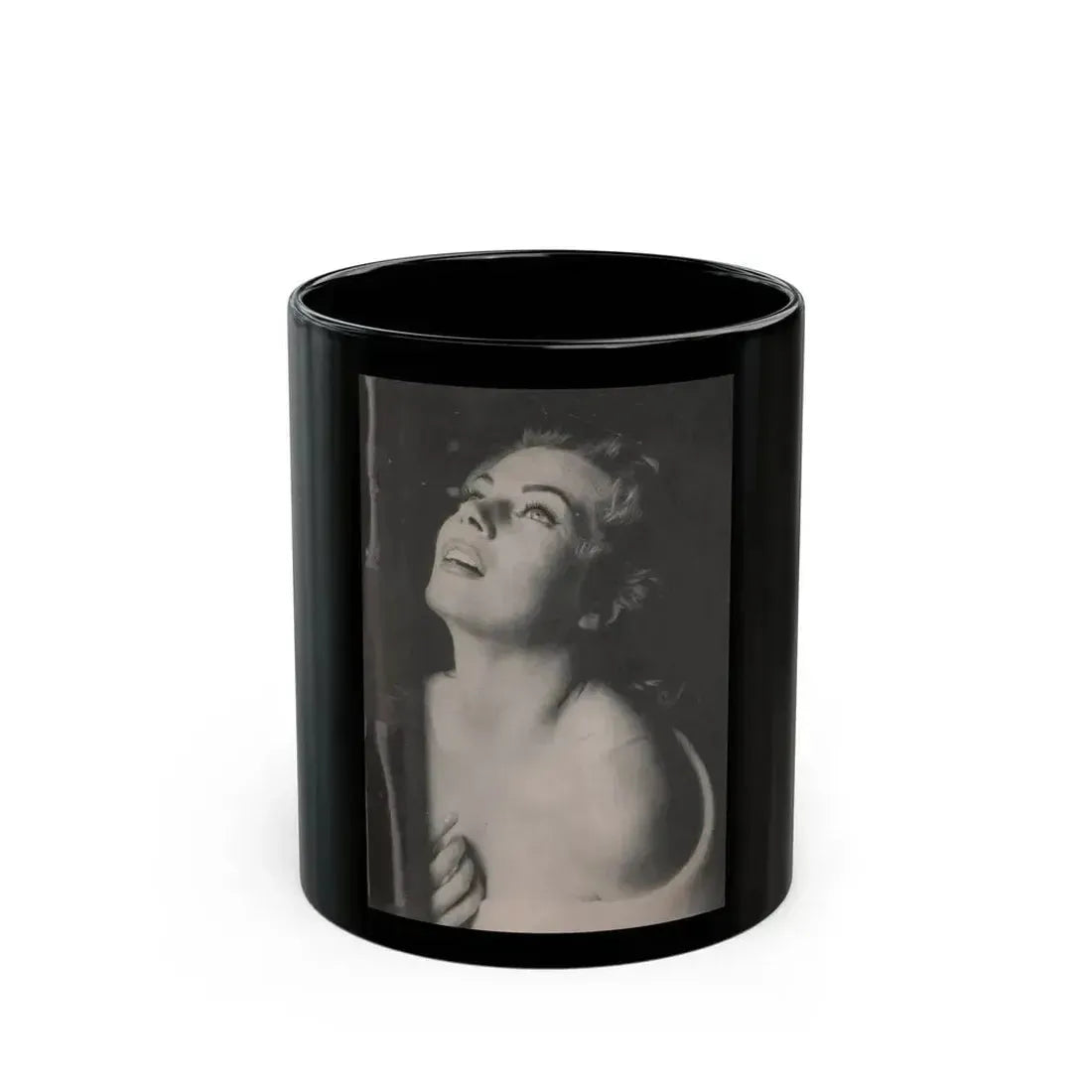 Anita Ekberg #350 - That Girl Anita Pocket Mag. '55 (Vintage Female Icon) Black Coffee Mug 11oz - Go Mug Yourself