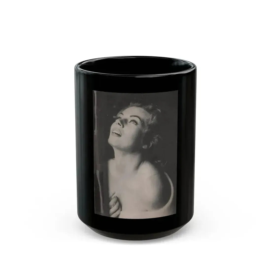 Anita Ekberg #350 - That Girl Anita Pocket Mag. '55 (Vintage Female Icon) Black Coffee Mug 15oz - Go Mug Yourself