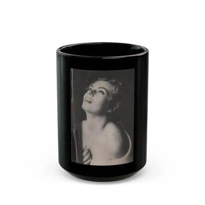 Anita Ekberg #350 - That Girl Anita Pocket Mag. '55 (Vintage Female Icon) Black Coffee Mug 15oz - Go Mug Yourself