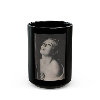 Anita Ekberg #350 - That Girl Anita Pocket Mag. '55 (Vintage Female Icon) Black Coffee Mug 15oz - Go Mug Yourself
