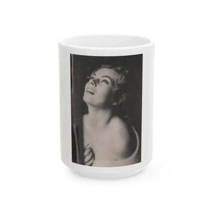 Anita Ekberg #350 - That Girl Anita Pocket Mag. '55 (Vintage Female Icon) White Coffee Mug 15oz - Go Mug Yourself