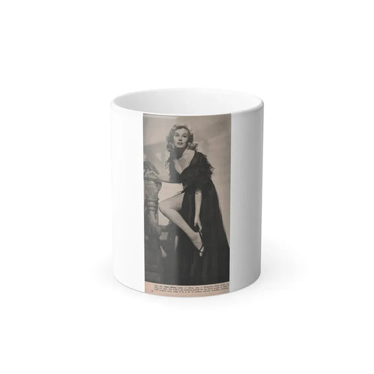 Anita Ekberg #352 - Modern Screen Mag. July '55 (Vintage Female Icon) Color Changing Coffee Mug 11oz - Go Mug Yourself