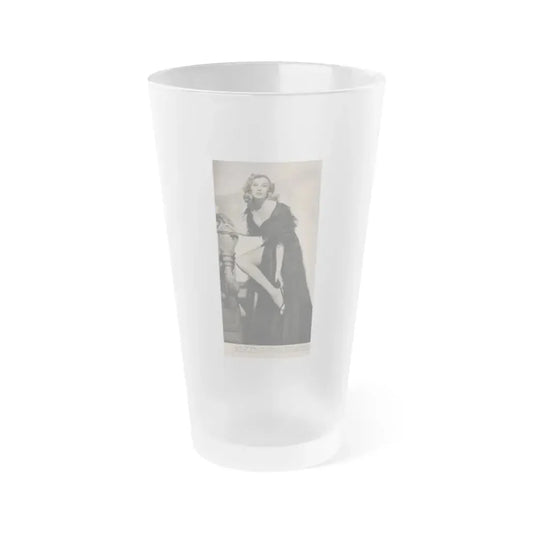 Anita Ekberg #352 - Modern Screen Mag. July '55 (Vintage Female Icon) Frosted Pint Glass 16oz 16oz Frosted - Go Mug Yourself