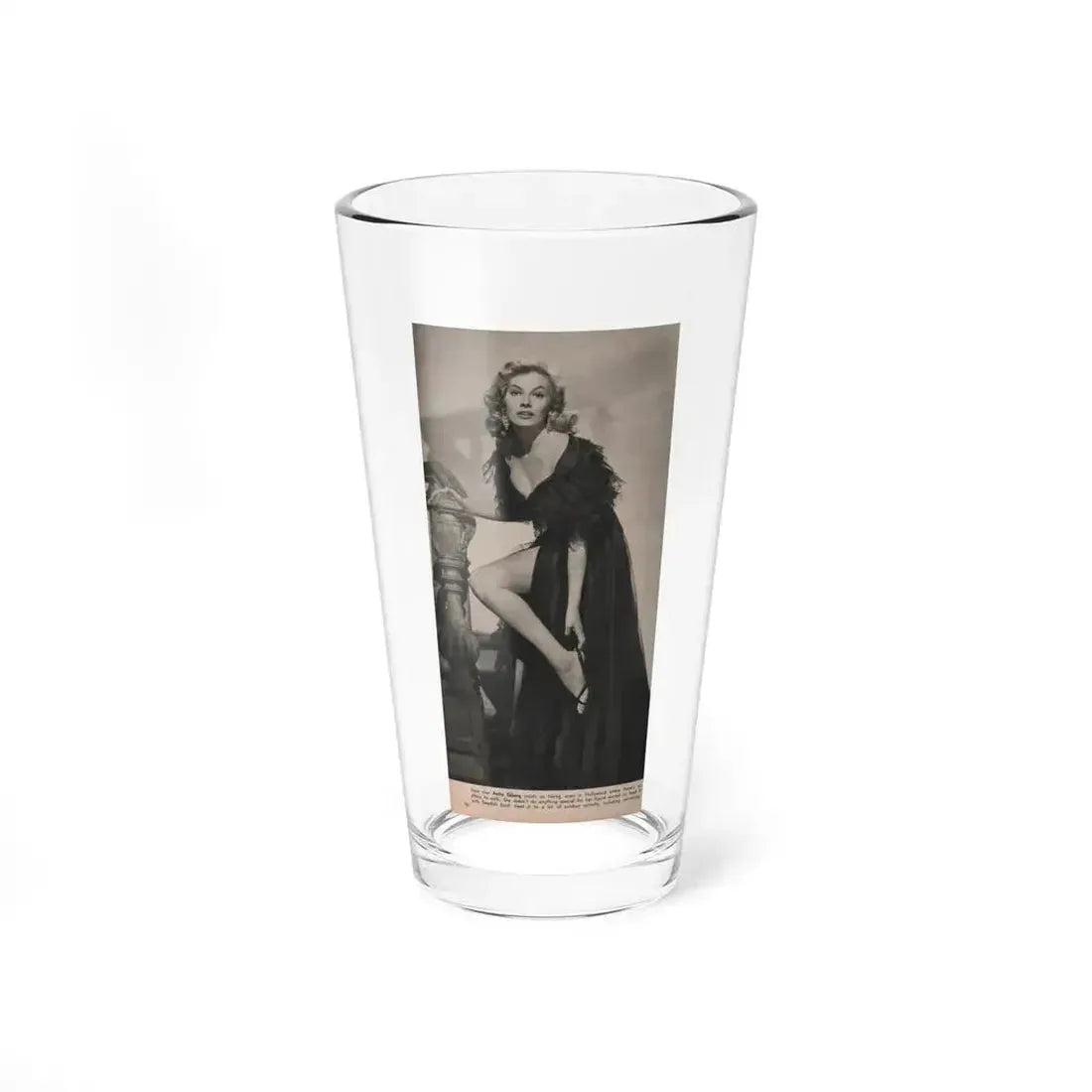 Anita Ekberg #352 - Modern Screen Mag. July '55 (Vintage Female Icon) Pint Glass 16oz 16oz - Go Mug Yourself