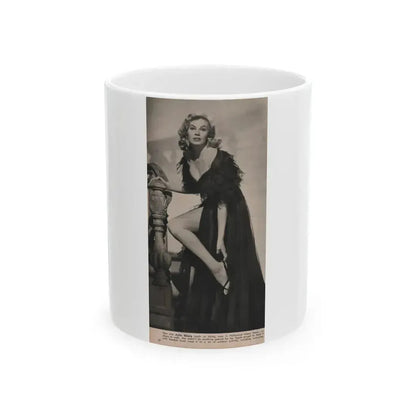 Anita Ekberg #352 - Modern Screen Mag. July '55 (Vintage Female Icon) White Coffee Mug 11oz - Go Mug Yourself